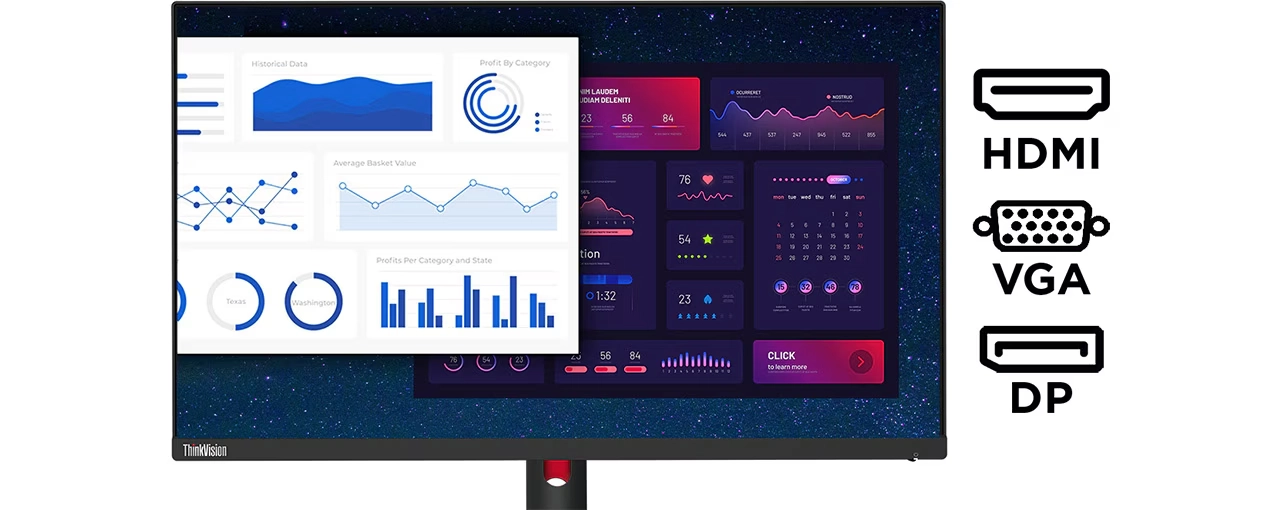 Écran Lenovo ThinkVision T27i-30 63A4MAT1EU